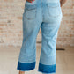 Olivia High Rise Wide Leg Crop Jeans in Medium Wash Jeans