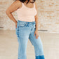 Olivia High Rise Wide Leg Crop Jeans in Medium Wash Jeans