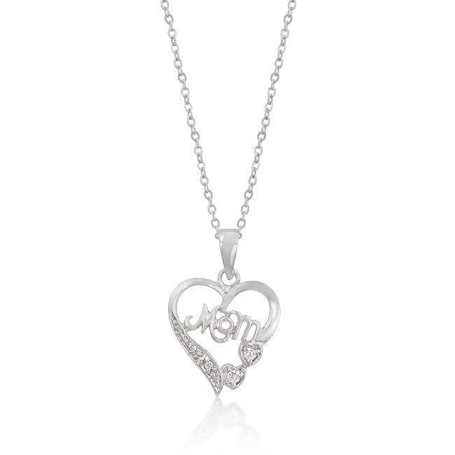 #1 Mom Heart Pendant Pendants
