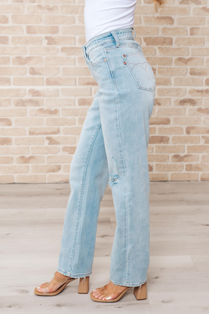 Judy Blue High Rise 90's Straight Jeans Jeans