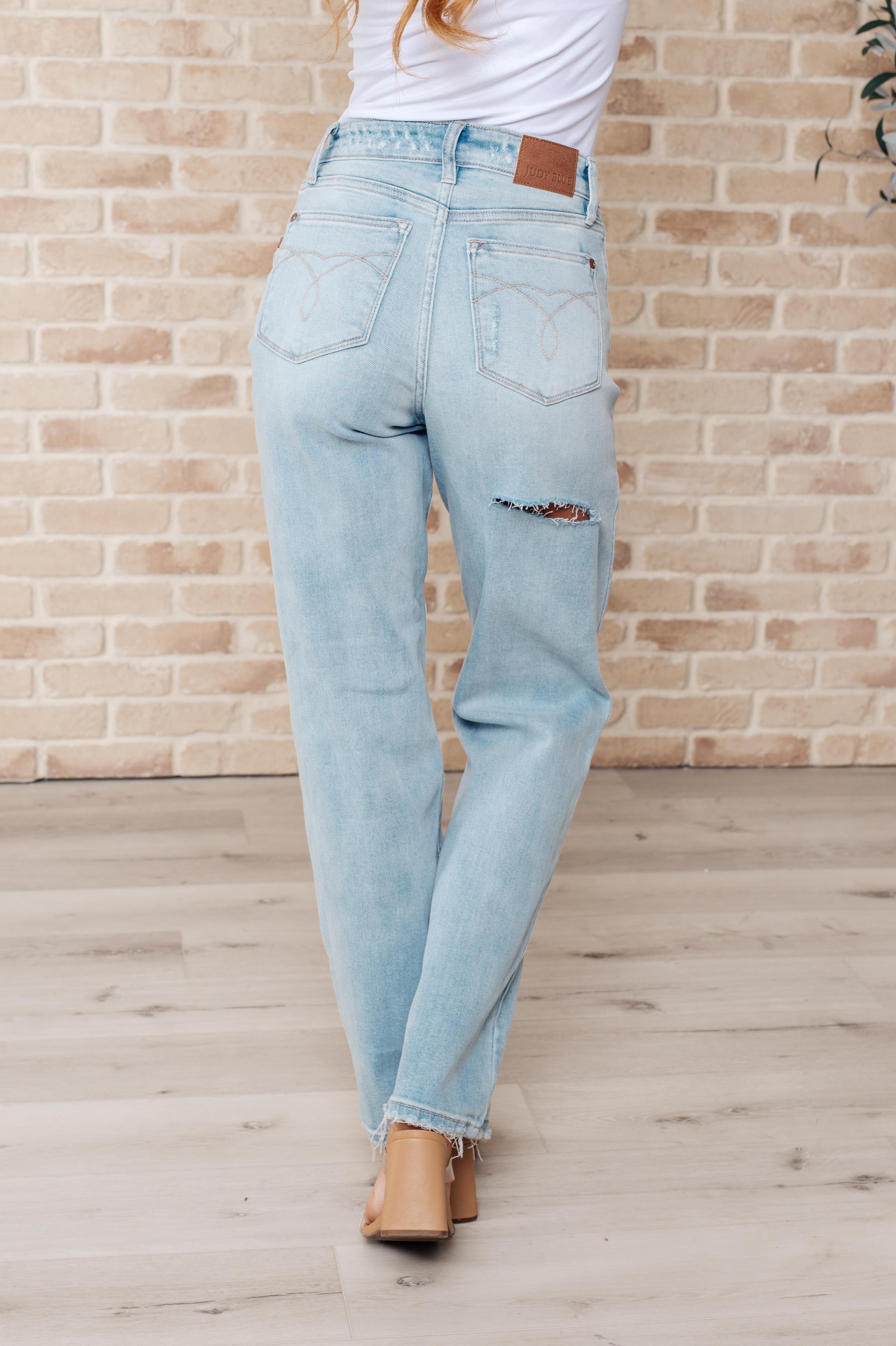 Judy Blue High Rise 90's Straight Jeans Jeans