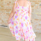 Pastel Petals Floral Midi Dress Midi Dresses