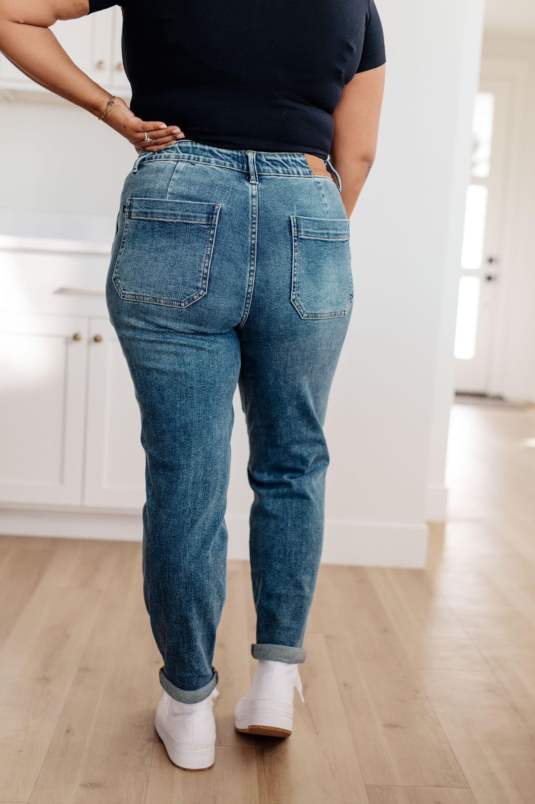 Judy Blue Pull On Denim Joggers Jeans