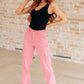 Judy Blue Pink High Rise Cargo Jeans Jeans