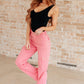 Judy Blue Pink High Rise Cargo Jeans Jeans