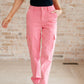 Judy Blue Pink High Rise Cargo Jeans Jeans