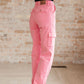 Judy Blue Pink High Rise Cargo Jeans Jeans