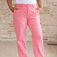 Judy Blue Pink High Rise Cargo Jeans Jeans
