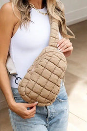 Quilted Crossbody Sling Bag Handbags