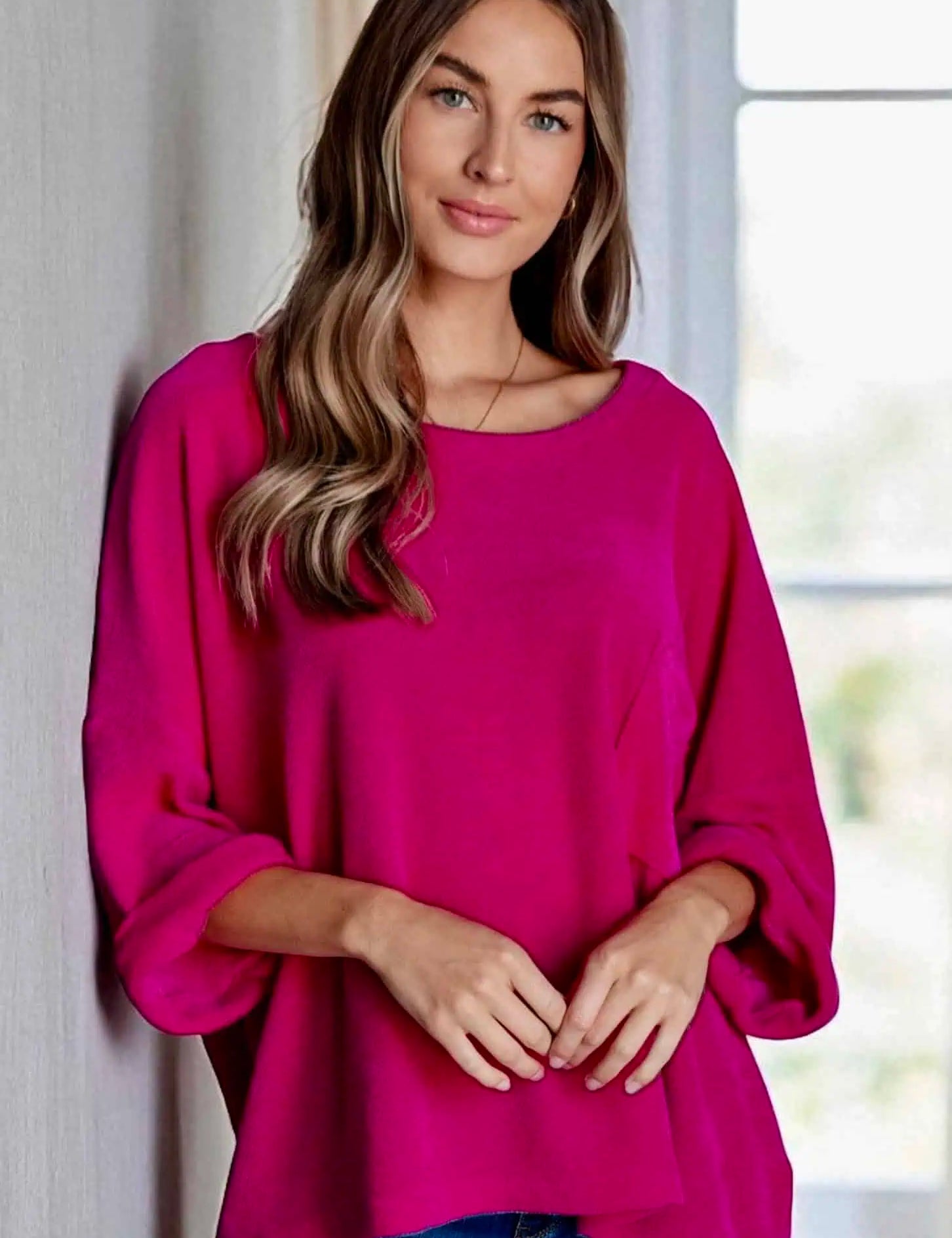 White Birch Chenille Blouse | Blouses Daverri Fashions