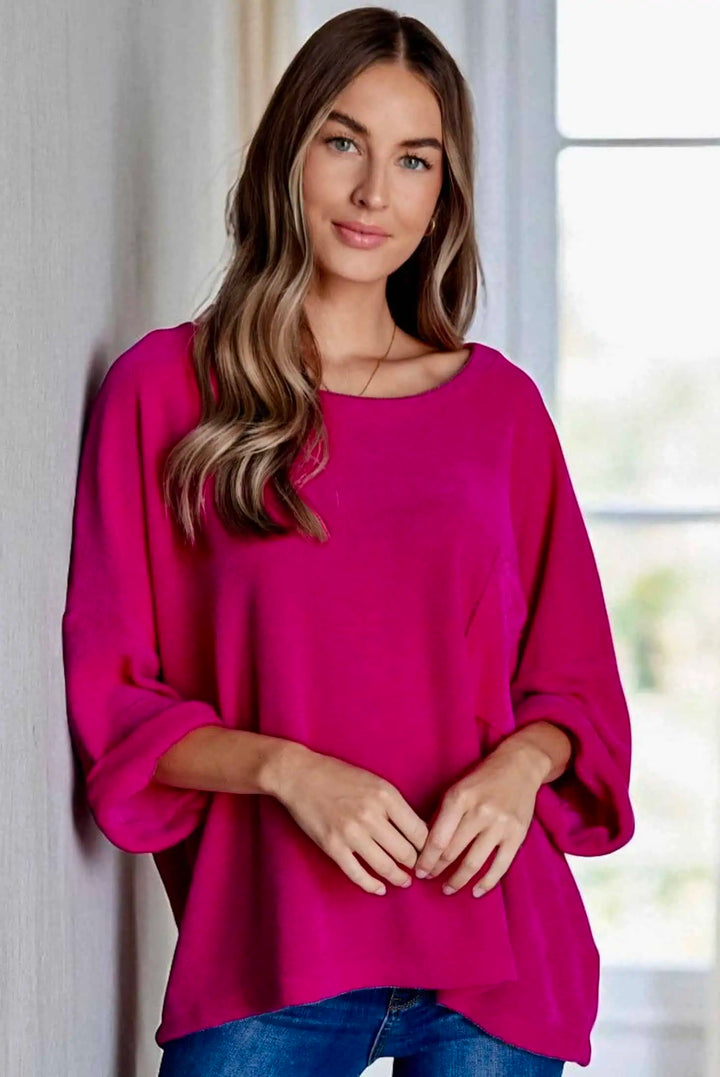 White Birch Chenille Blouse