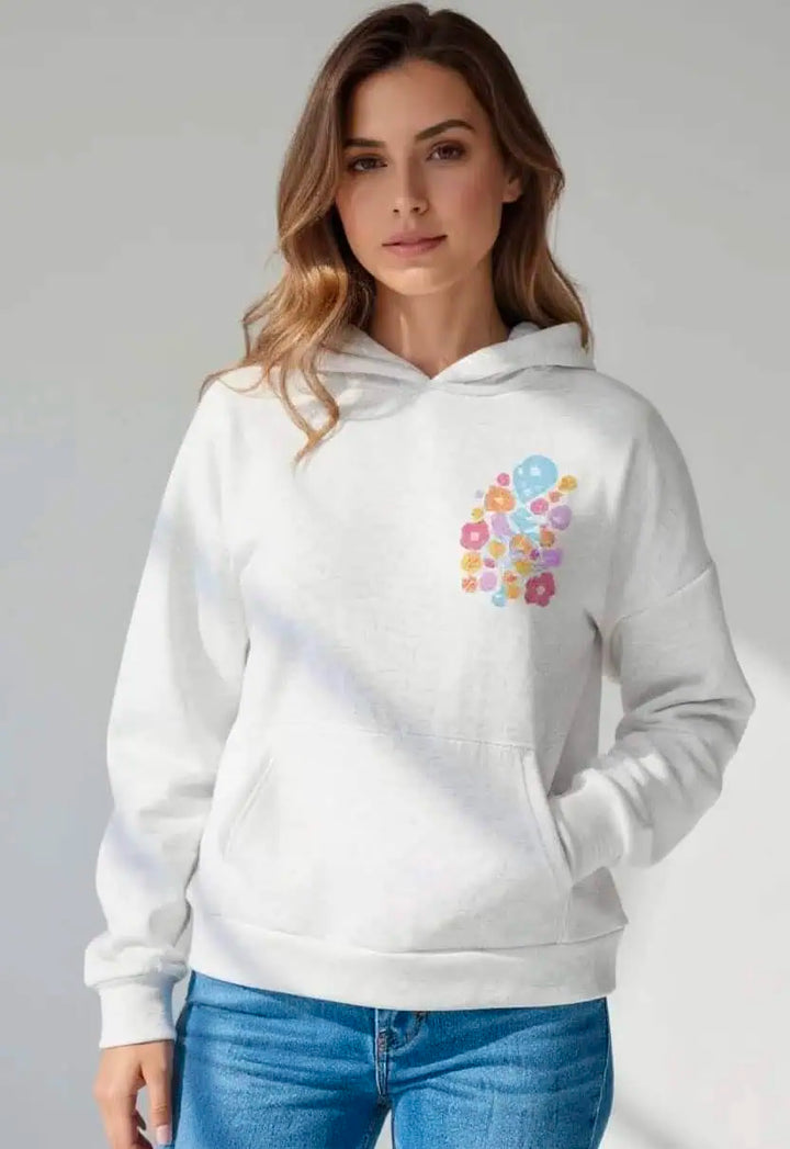 Drop Shoulder Graphic Hoodie with Kangaroo Pocket | Hoodies Daverri Fashions