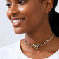 Leopard Heart Chain Necklace - DAVERRI FASHIONS