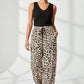 Allover Leopard Print Wide Leg Pants - DAVERRI FASHIONS