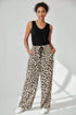 Allover Leopard Print Wide Leg Pants - DAVERRI FASHIONS