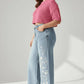 Women’s Plus Size Floral Embroidered Stretch Jeans - DAVERRI FASHIONS