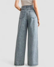 Women’s Plus Size Floral Embroidered Stretch Jeans | Jeans Daverri Fashions