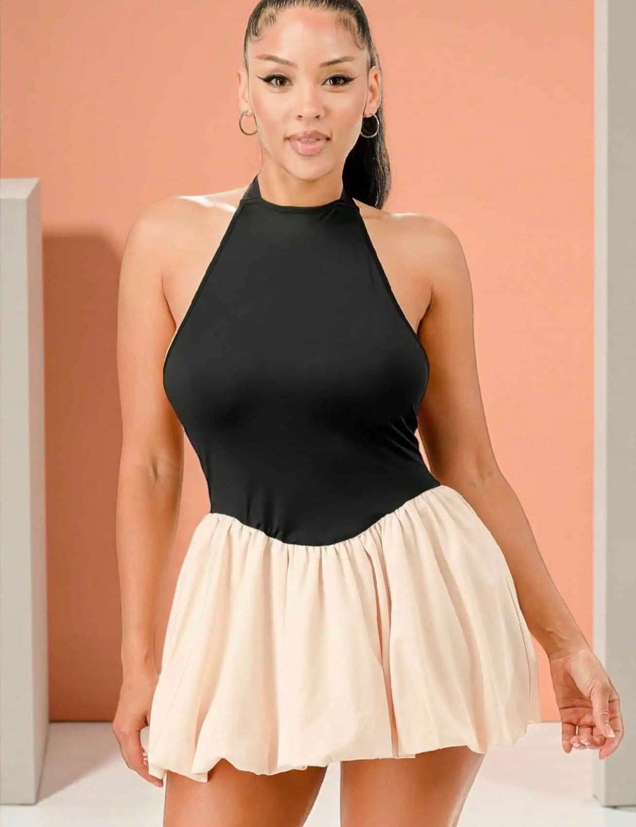 Bubble Mini Dress | Mini Dresses Daverri Fashions