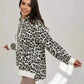 Leopard Dropped Shoulder Hoodie - DAVERRI FASHIONS