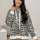 Leopard Dropped Shoulder Hoodie - DAVERRI FASHIONS