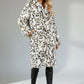 Thermal Leopard Faux Fur Hooded Coat - DAVERRI FASHIONS