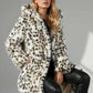 Thermal Leopard Faux Fur Hooded Coat - DAVERRI FASHIONS
