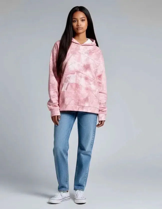 Kangaroo Pocket Long Sleeve Hoodie - DAVERRI FASHIONS