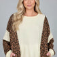Leopard Round Neck Sweatshirt