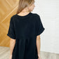 Andree by Unit Black V-Neck Tee Tops