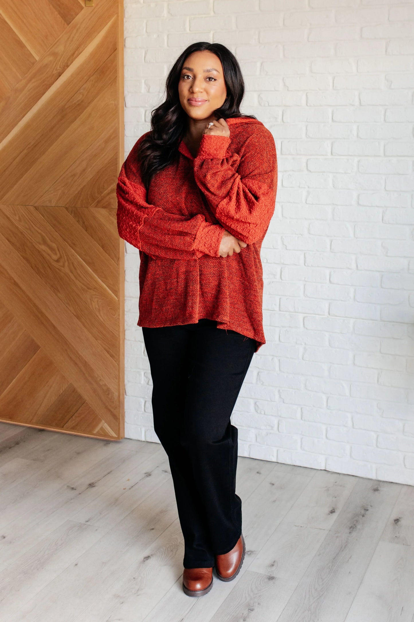 Haptics Color Block Hoodie - DAVERRI FASHIONS