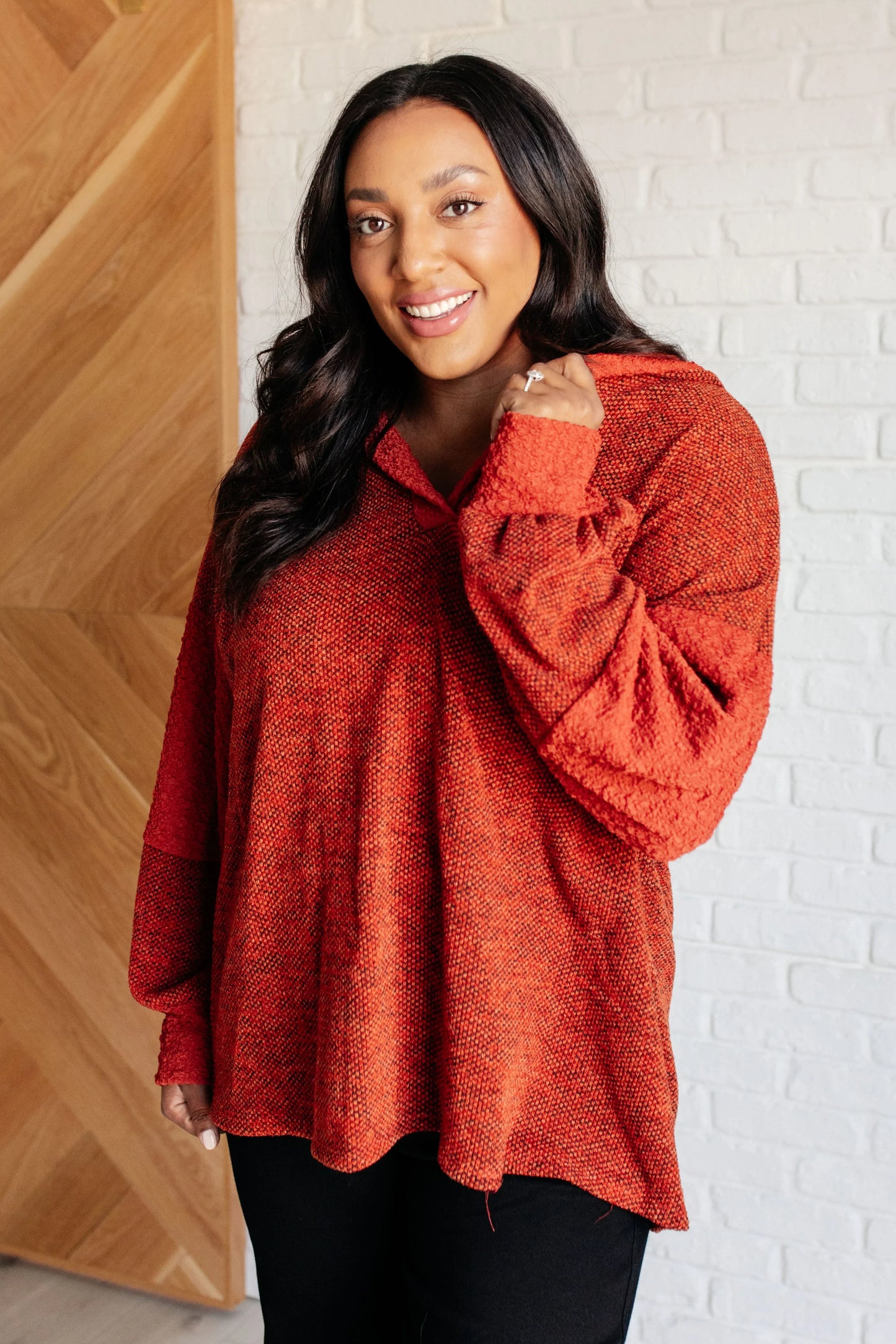 Haptics Color Block Hoodie - DAVERRI FASHIONS