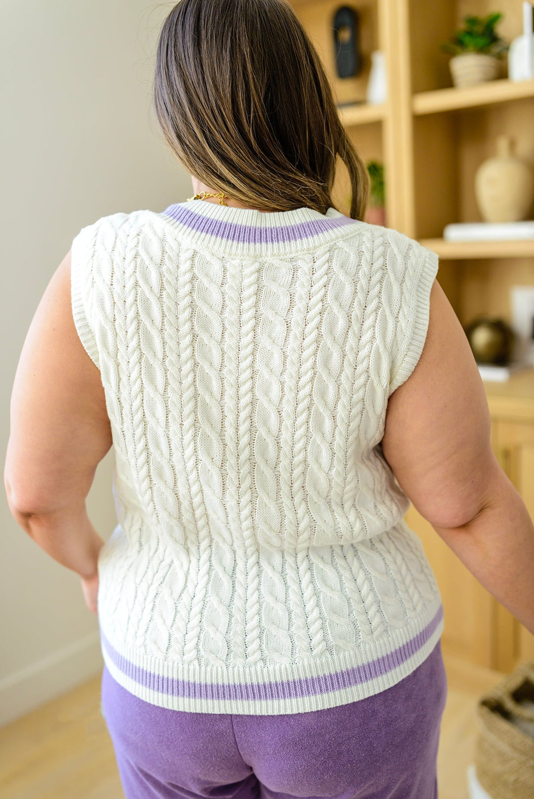 Power Girl Sweater Vest Tops