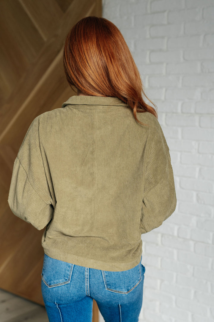 Andree by Unit Corduroy Jacket Olive