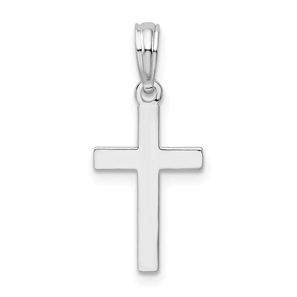 Sterling Silver Polished Cross Pendant Pendants & Charms