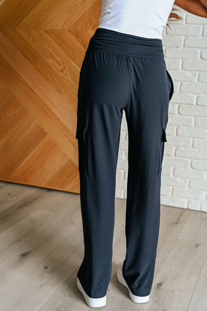 Race to Relax Cargo Pants in Nocturnal Navy Athleisure