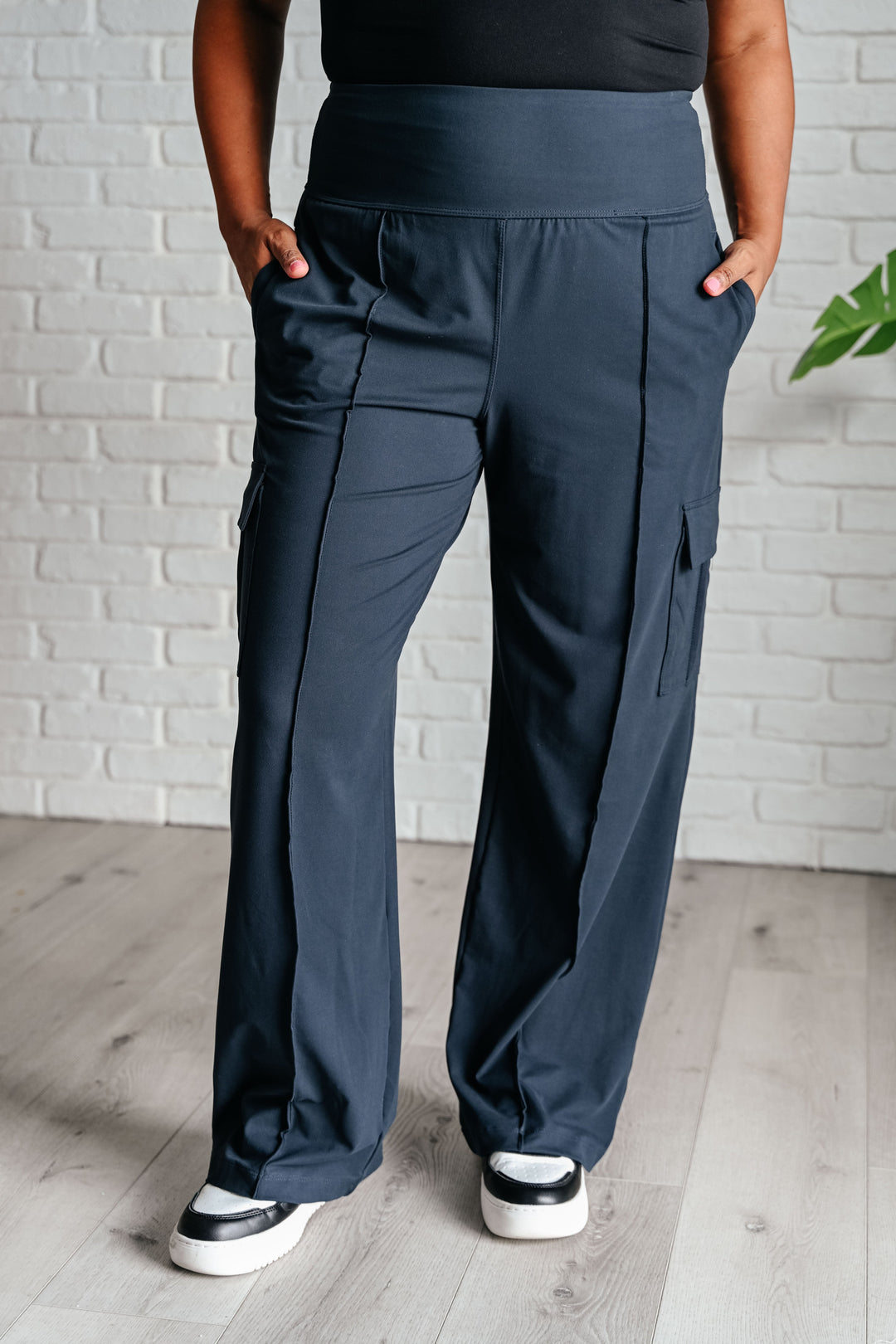 Race to Relax Cargo Pants in Nocturnal Navy Athleisure