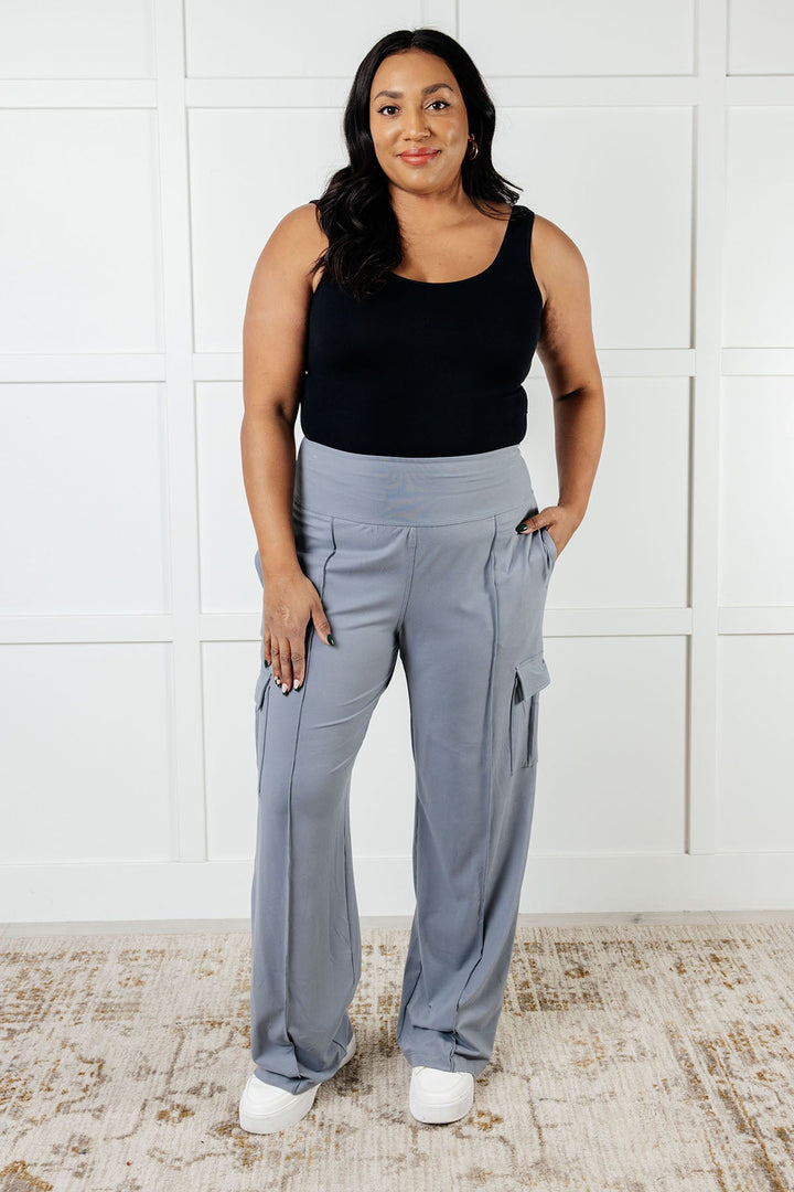 Rae Mode Rhino Grey Butter Soft Cargo Pants Cargo Pants