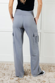 Rae Mode Rhino Grey Butter Soft Cargo Pants | Cargo Pants Daverri Fashions