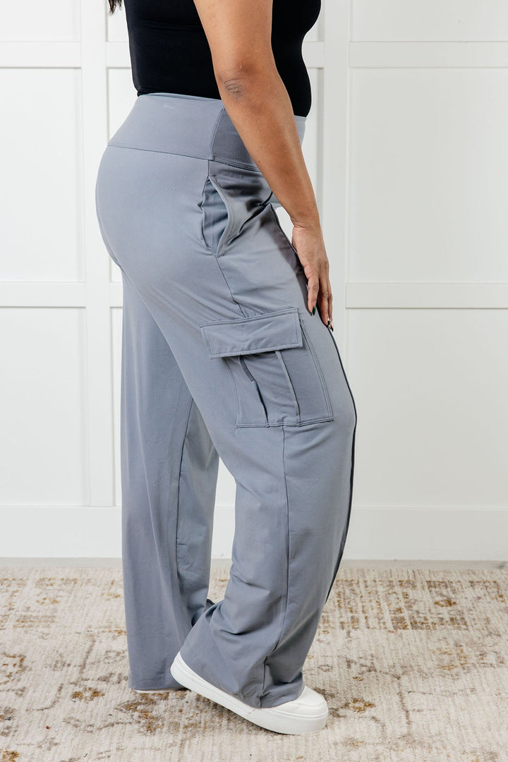 Rae Mode Rhino Grey Butter Soft Cargo Pants Cargo Pants