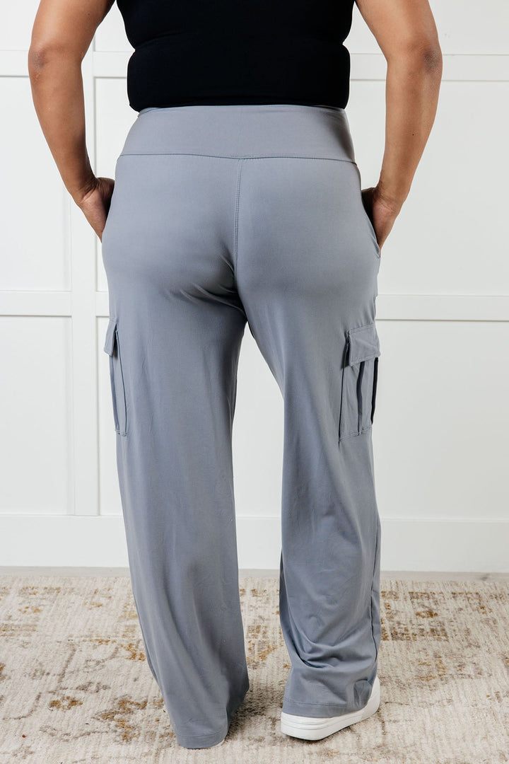 Rae Mode Rhino Grey Butter Soft Cargo Pants Cargo Pants