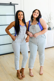 Railroad Stripe Overalls Bottoms