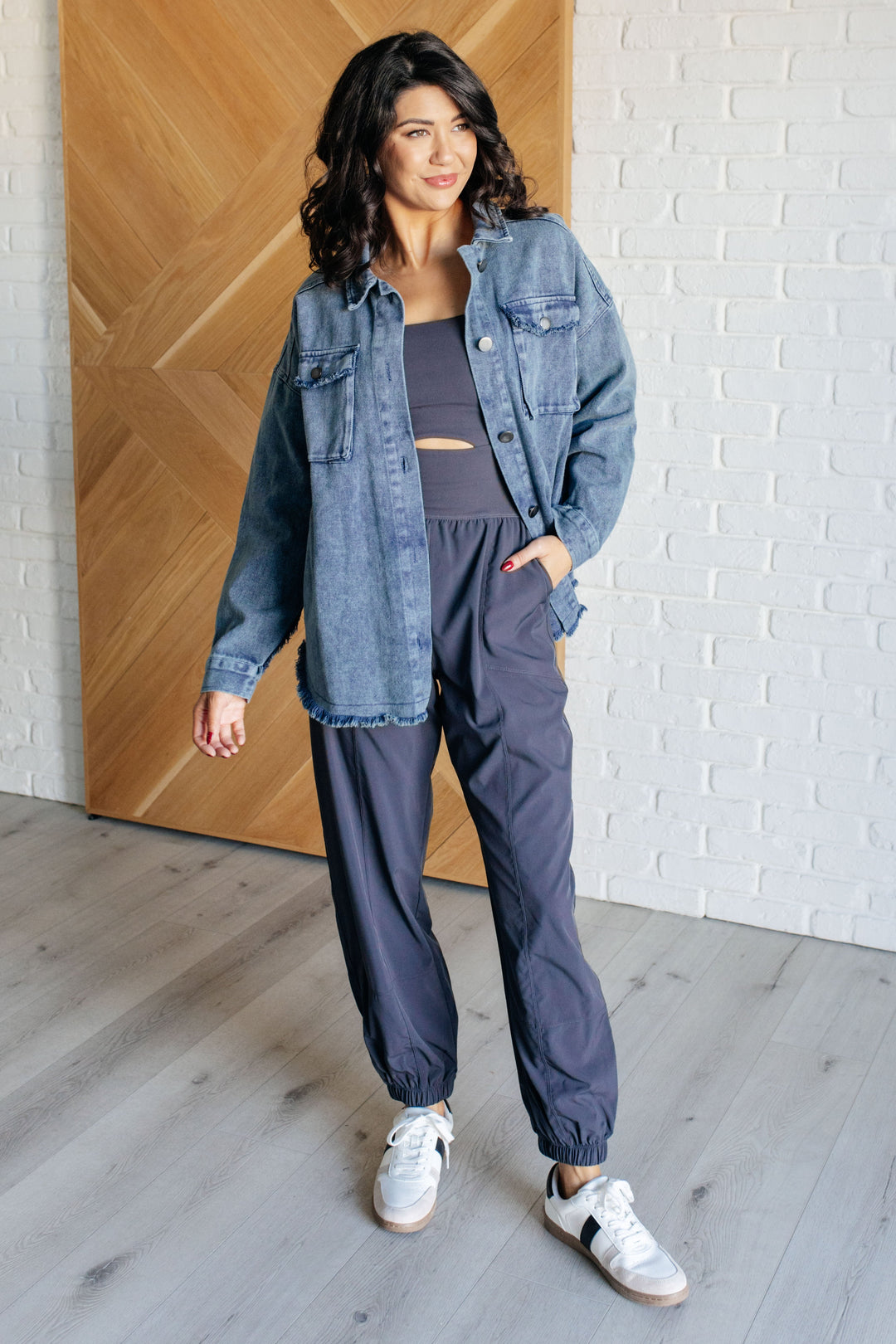 Heyson Mineral Washed Shacket | Shackets Daverri Fashions