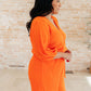Roll With me Romper in Tangerine Jumpsuits & Rompers