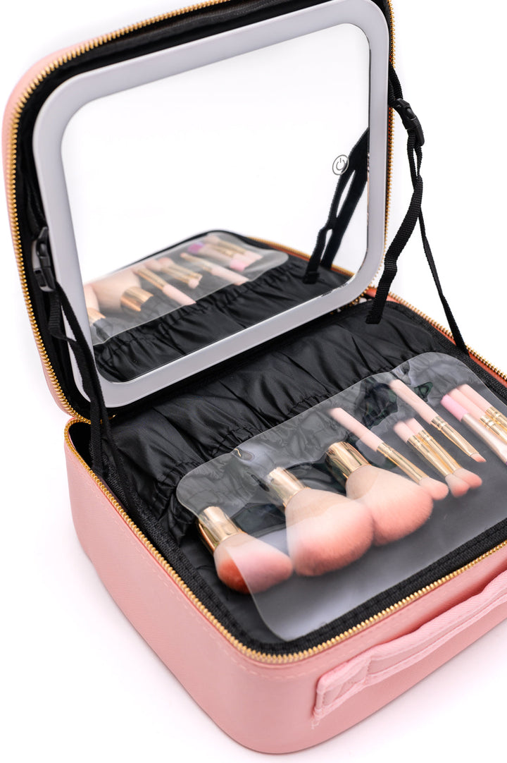 She's All That LED Makeup Case in Pink Health & Beauty