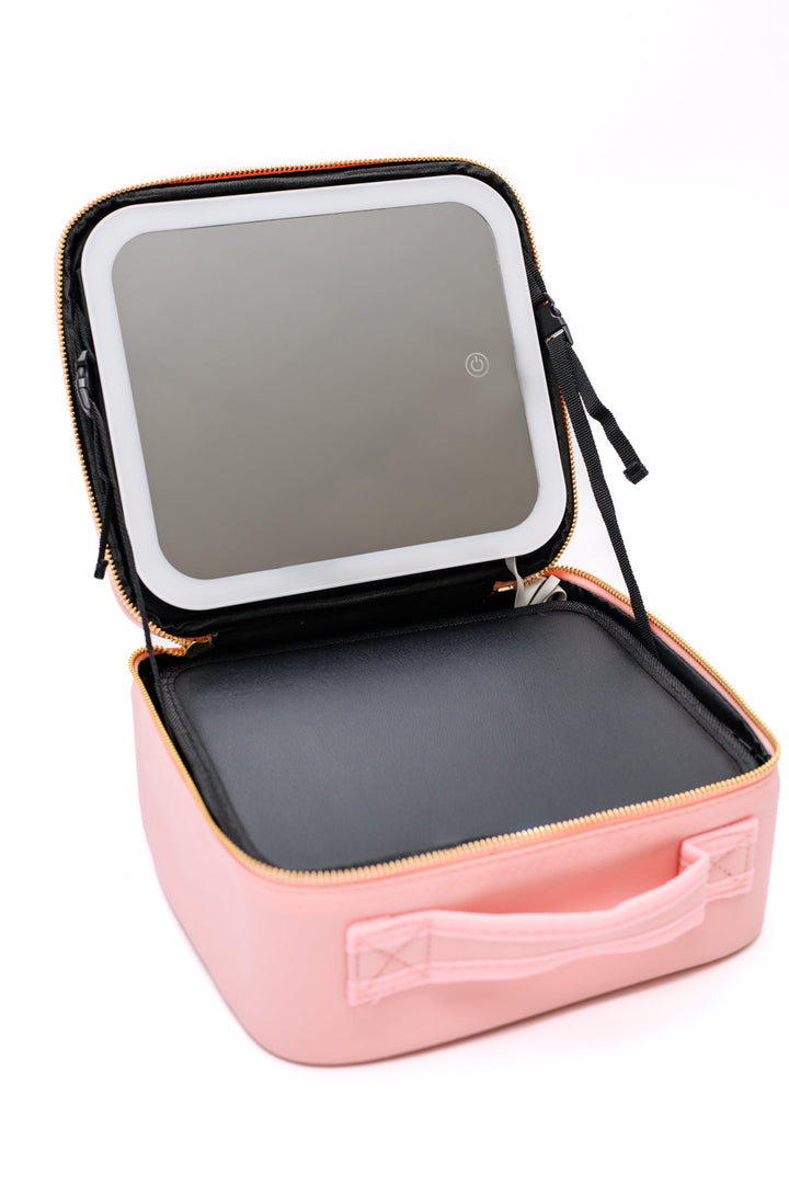 She's All That LED Makeup Case in Pink Health & Beauty