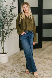 She's Got A Way Button Down Blouse | Womens Daverri Fashions