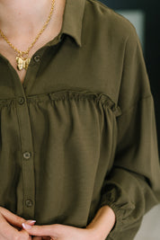 She's Got A Way Button Down Blouse | Womens Daverri Fashions