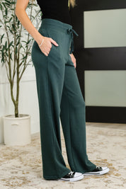 Slow Mornings High Waisted Sweats in Jungle Green | Womens Daverri Fashions