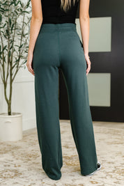 Slow Mornings High Waisted Sweats in Jungle Green | Womens Daverri Fashions