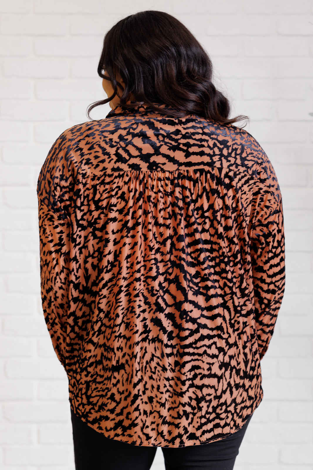 So Fierce Animal Print Blouse Tops